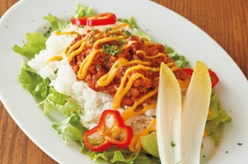 スパイシーチリコンカルネのカレータコライスの画像