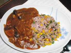 チャーハンカレー