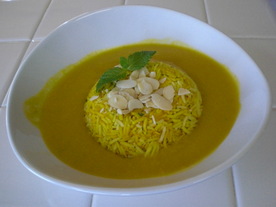 カレーガスパチョの冷製カレー