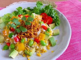 お野菜たっぷり　冷製サラダリゾット