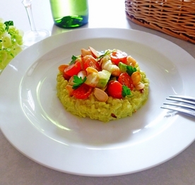 アボカド豆腐クリームの冷んやり～美肌リゾットの画像