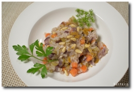 野菜たっぷりグリーンカレーリゾット