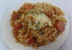 チーズカレーの炊き込みご飯の画像