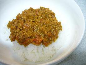 レンジでカレー