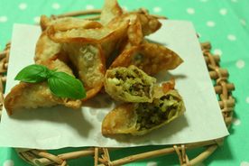 カルッとサクサク！カレーサモサ
