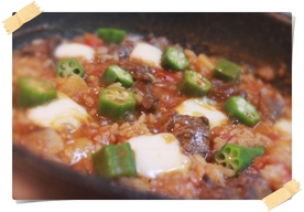 お一人様からのフライパンカレー焼き