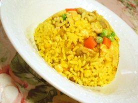 炊飯器で作ろ☆塩麹鶏とターメリックで簡単パエリアの画像