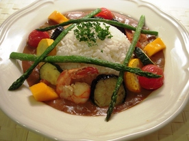 旬野菜のトロピカルカレーの画像