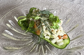 ラープ風 手包みライスサラダ