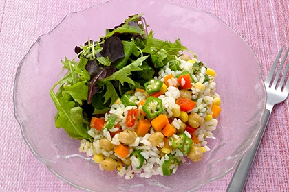 食物繊維たっぷりサラダ