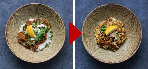 ごろごろチキンのビリヤニ風バンファン